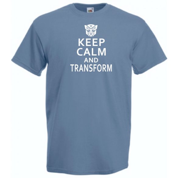 Keep Calm Transformers férfi rövid ujjú póló