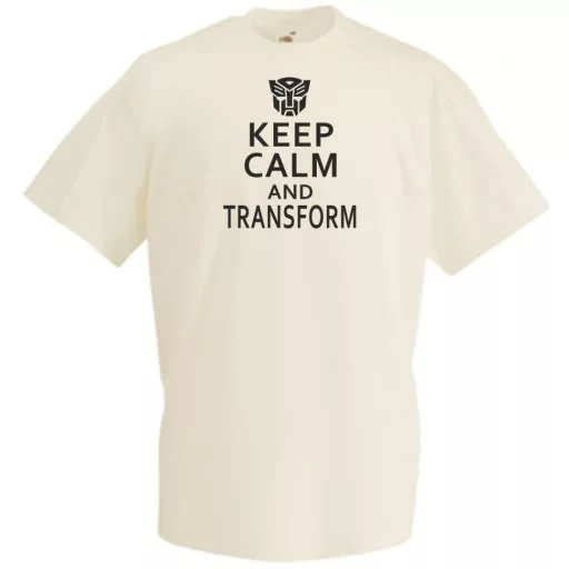 Keep Calm Transformers férfi rövid ujjú póló