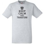 Keep Calm Transformers férfi rövid ujjú póló
