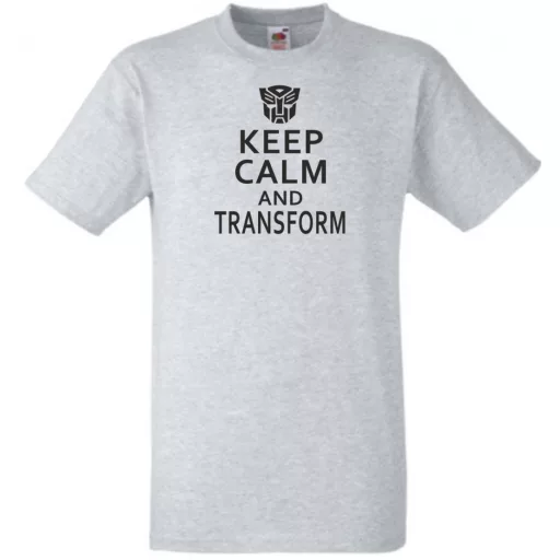 Keep Calm Transformers férfi rövid ujjú póló