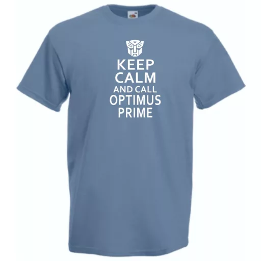 Keep Calm Optimus férfi rövid ujjú póló