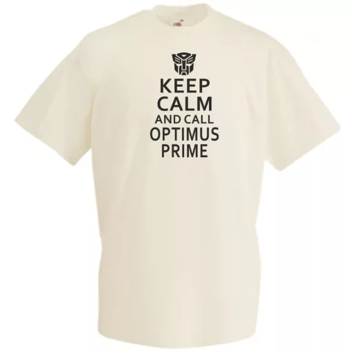 Keep Calm Optimus férfi rövid ujjú póló