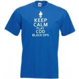 Keep Calm - Black Ops férfi rövid ujjú póló
