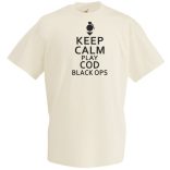 Keep Calm - Black Ops férfi rövid ujjú póló