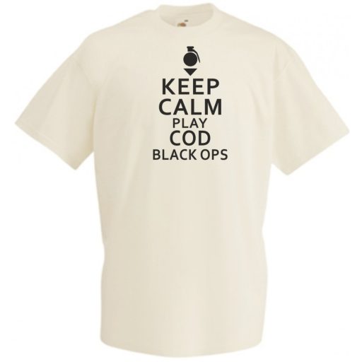 Keep Calm - Black Ops férfi rövid ujjú póló