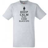 Keep Calm - Black Ops férfi rövid ujjú póló