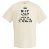 Keep Calm - Superman férfi rövid ujjú póló