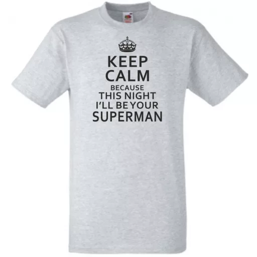 Keep Calm - Superman férfi rövid ujjú póló