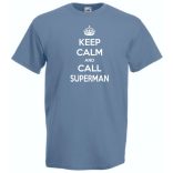 Keep Calm - Superman férfi rövid ujjú póló