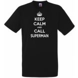 Keep Calm - Superman férfi rövid ujjú póló