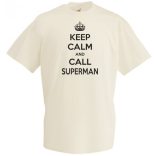 Keep Calm - Superman férfi rövid ujjú póló