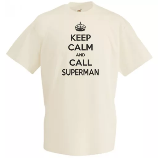 Keep Calm - Superman férfi rövid ujjú póló