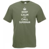 Keep Calm - Superman férfi rövid ujjú póló
