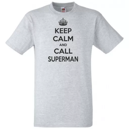 Keep Calm - Superman férfi rövid ujjú póló