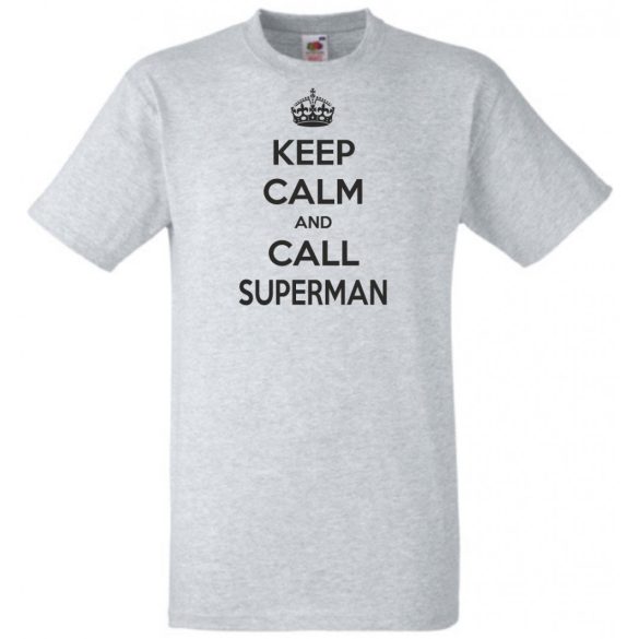 Keep Calm - Superman férfi rövid ujjú póló