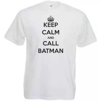 Keep Calm - Batman férfi rövid ujjú póló