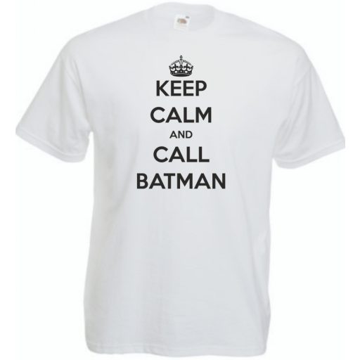 Keep Calm - Batman férfi rövid ujjú póló