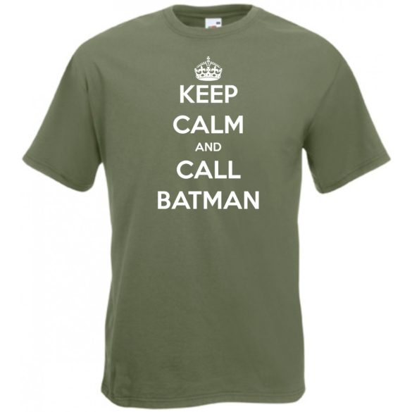 Keep Calm - Batman férfi rövid ujjú póló