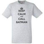 Keep Calm - Batman férfi rövid ujjú póló