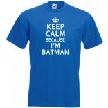 Keep Calm ... I'm Batman férfi rövid ujjú póló