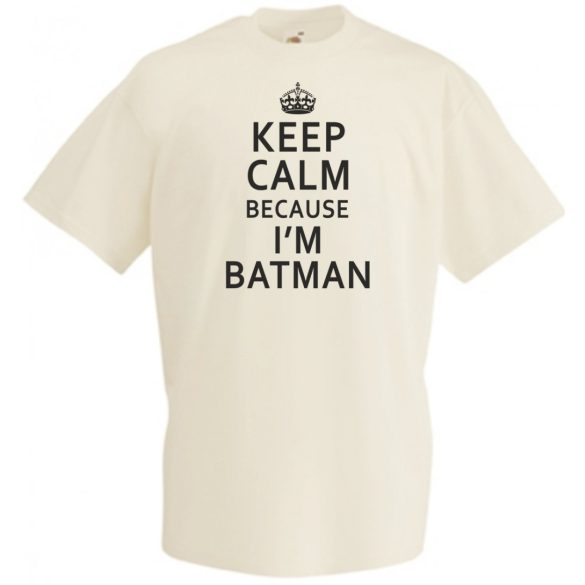 Keep Calm ... I'm Batman férfi rövid ujjú póló
