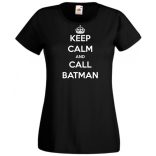Keep Calm - Batman női rövid ujjú póló