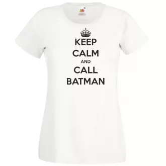 Keep Calm - Batman női rövid ujjú póló