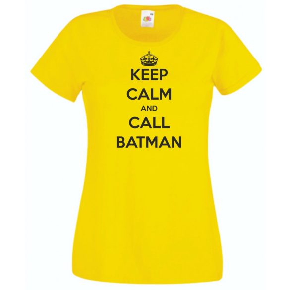 Keep Calm - Batman női rövid ujjú póló