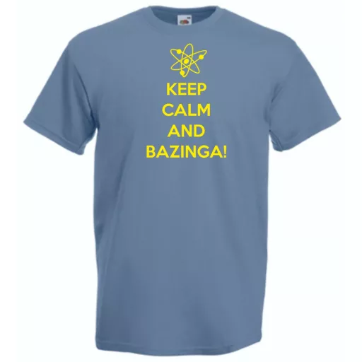Keep Calm - Bazinga - Agymenők férfi rövid ujjú póló