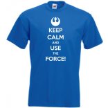 Keep Calm Use the Force férfi rövid ujjú póló