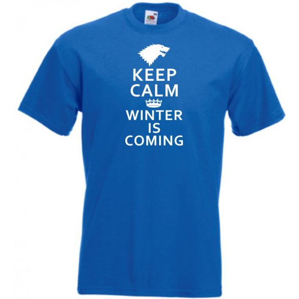Keep Calm - Winter Is Coming férfi rövid ujjú póló