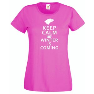 Keep Calm - Winter Is Coming női rövid ujjú póló