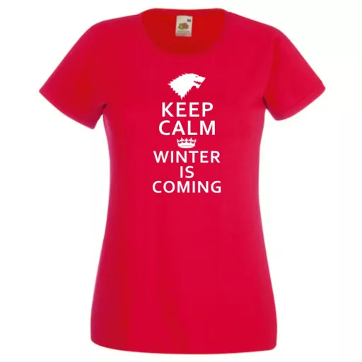 Keep Calm - Winter Is Coming női rövid ujjú póló