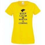 Keep Calm - Winter Is Coming női rövid ujjú póló
