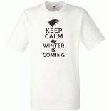 Keep Calm - Winter Is Coming férfi rövid ujjú póló