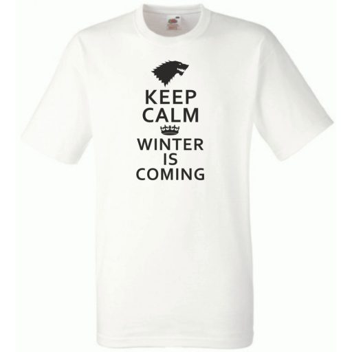 Keep Calm - Winter Is Coming férfi rövid ujjú póló