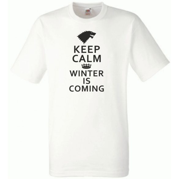 Keep Calm - Winter Is Coming férfi rövid ujjú póló