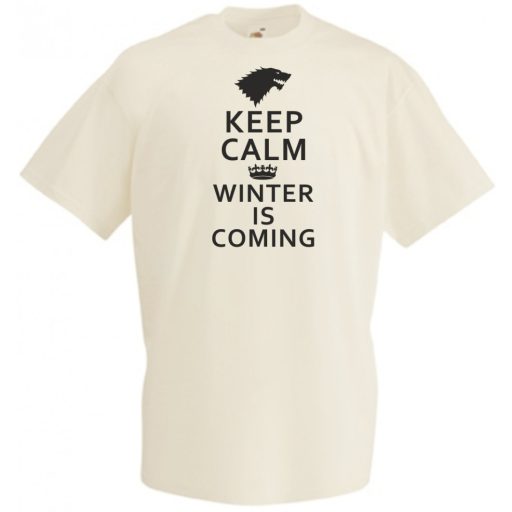 Keep Calm - Winter Is Coming férfi rövid ujjú póló