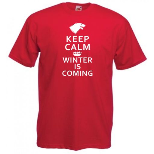 Keep Calm - Winter Is Coming férfi rövid ujjú póló