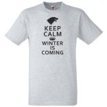 Keep Calm - Winter Is Coming férfi rövid ujjú póló