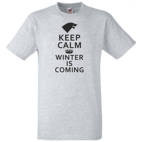 Keep Calm - Winter Is Coming férfi rövid ujjú póló