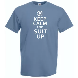 Keep Calm - Iron Man férfi rövid ujjú póló