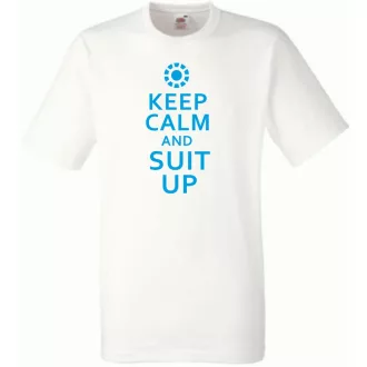 Keep Calm - Iron Man férfi rövid ujjú póló