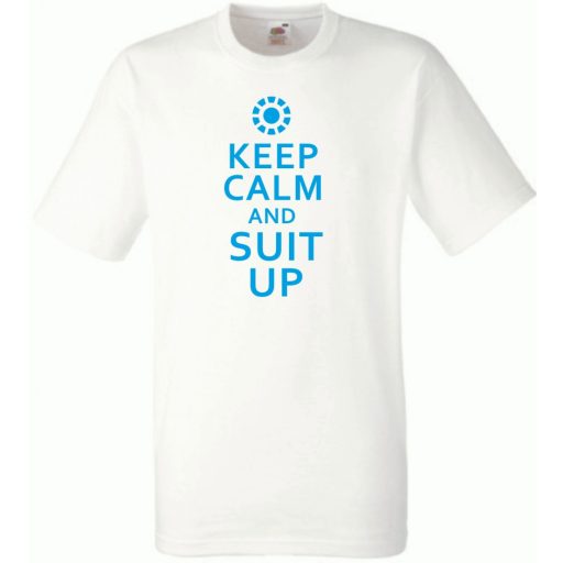 Keep Calm - Iron Man férfi rövid ujjú póló
