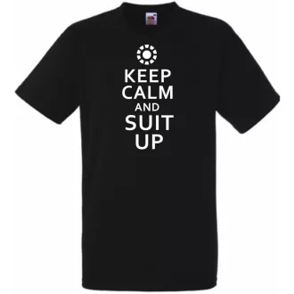 Keep Calm - Iron Man férfi rövid ujjú póló