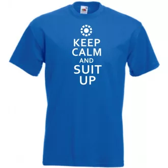 Keep Calm - Iron Man férfi rövid ujjú póló