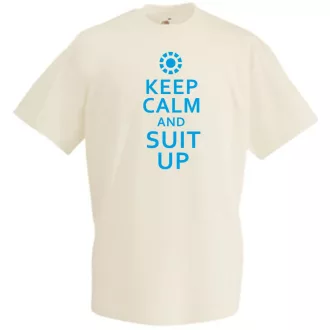 Keep Calm - Iron Man férfi rövid ujjú póló