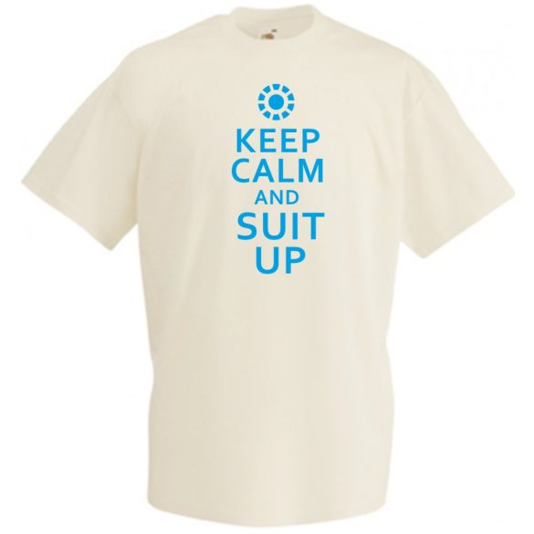Keep Calm - Iron Man férfi rövid ujjú póló