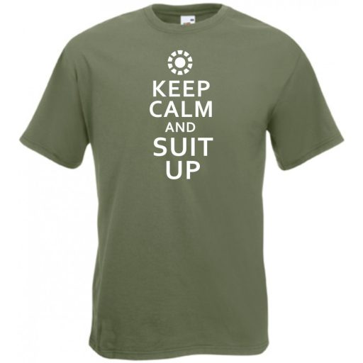 Keep Calm - Iron Man férfi rövid ujjú póló