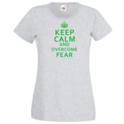   Nyugi és győzd le a félelmet - Zöld lámpás női rövid ujjú póló